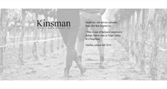 Desktop Screenshot of kinsmanwine.com
